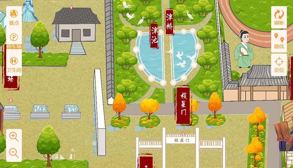 勉县手绘地图景区语音讲解导览系统：智慧景区建设的基石